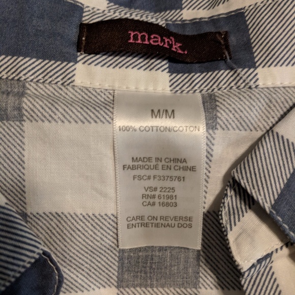 Mark Long Sleeve Shirt Dress Size Medium - Picture 3 of 6